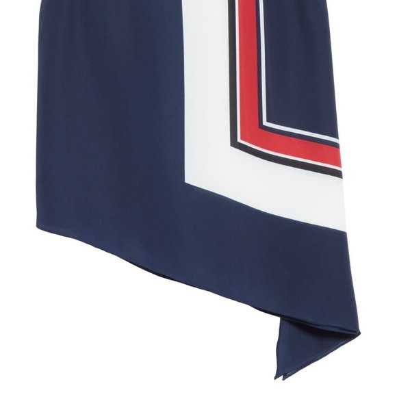 JOIE Edweina Asymmetric Tank Top In Dark Navy - Picture 3 of 4